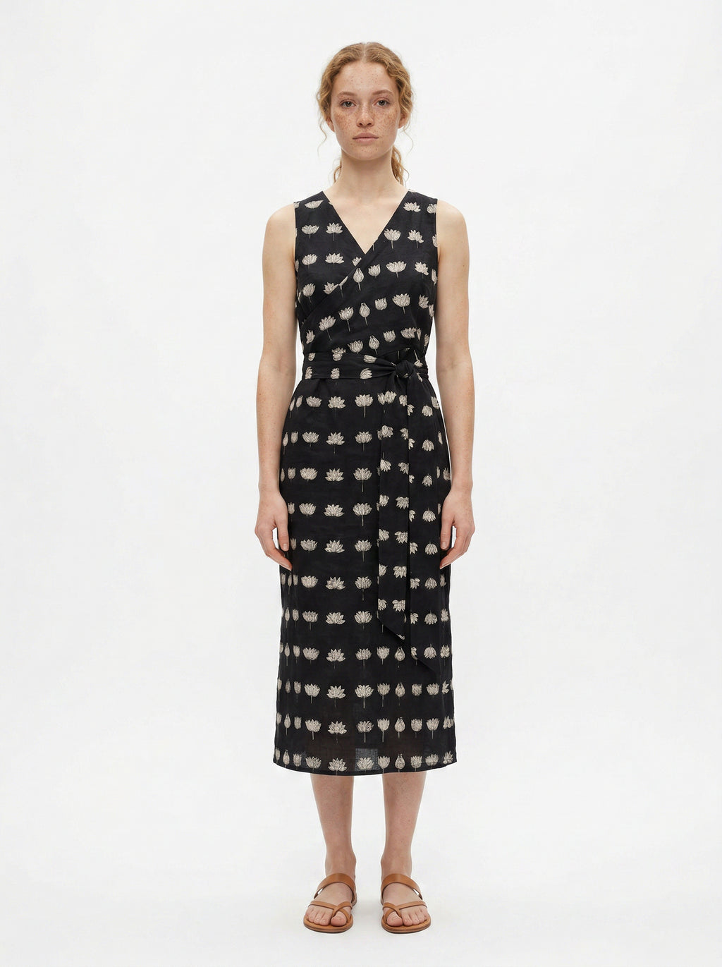 Lotus Wrap Dress