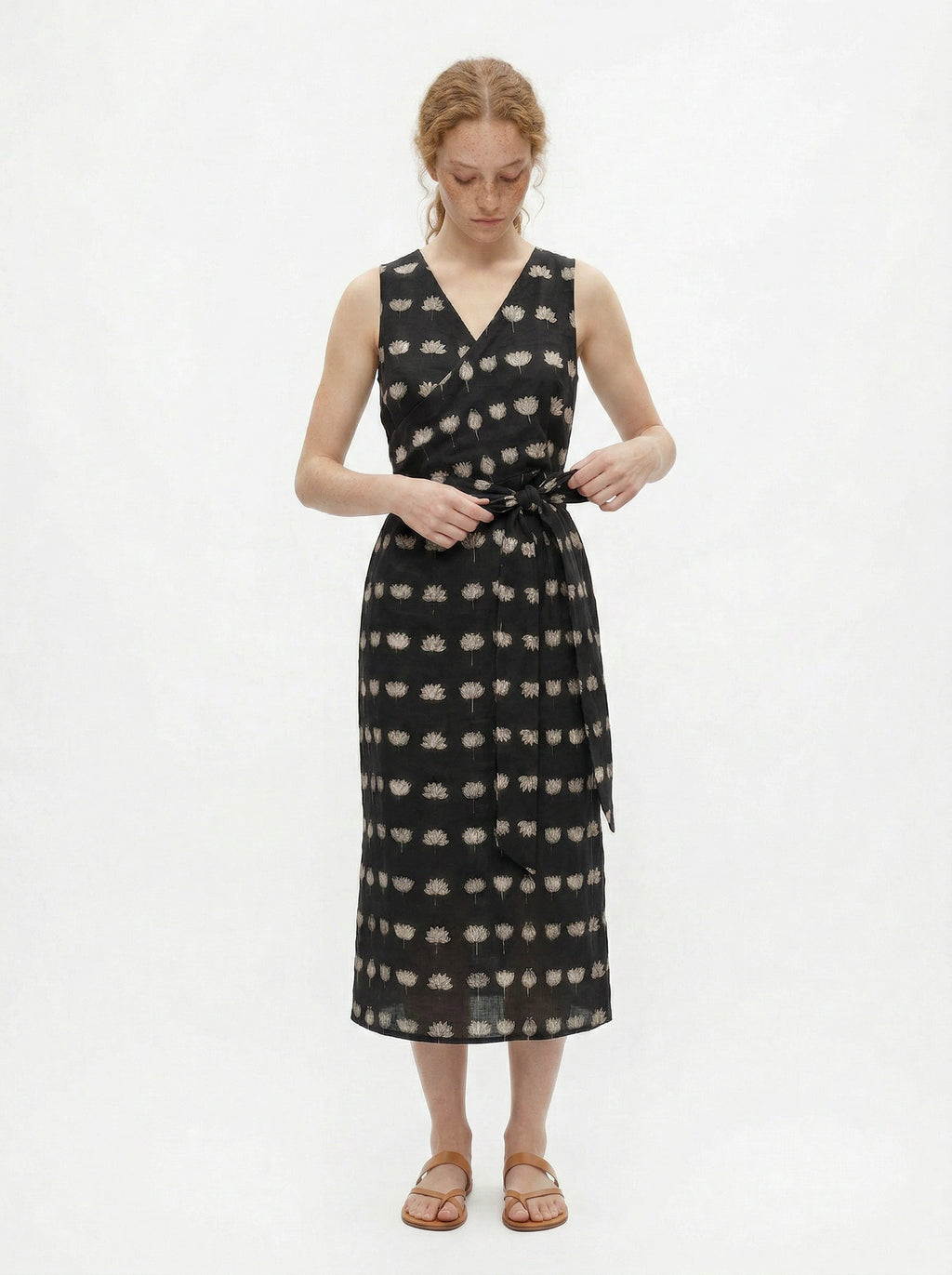 Lotus Wrap Dress