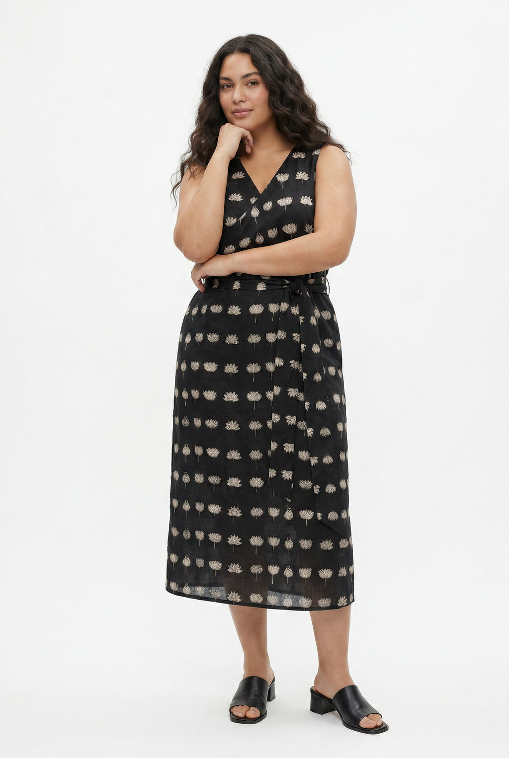 Lotus Wrap Dress