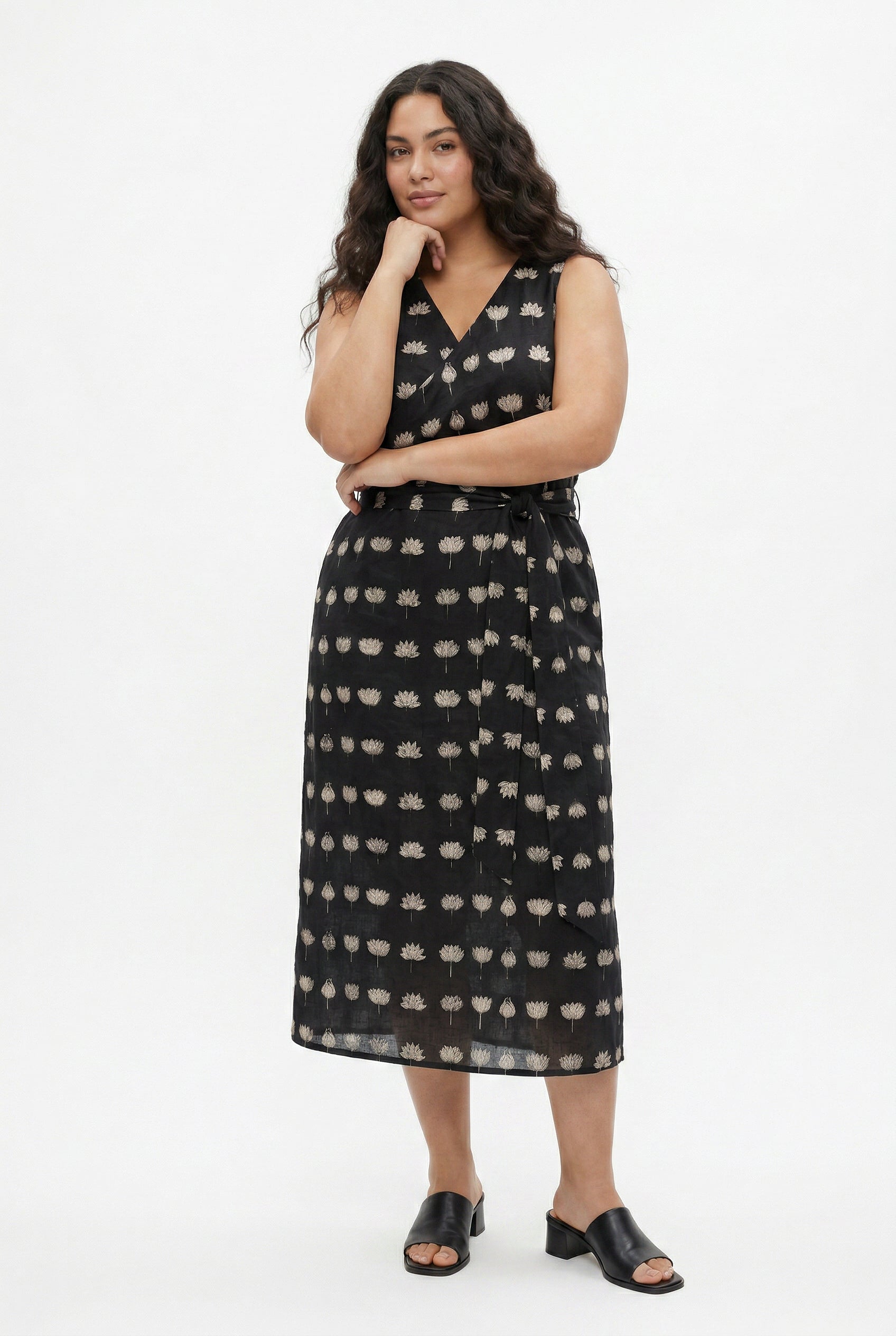 Lotus Wrap Dress