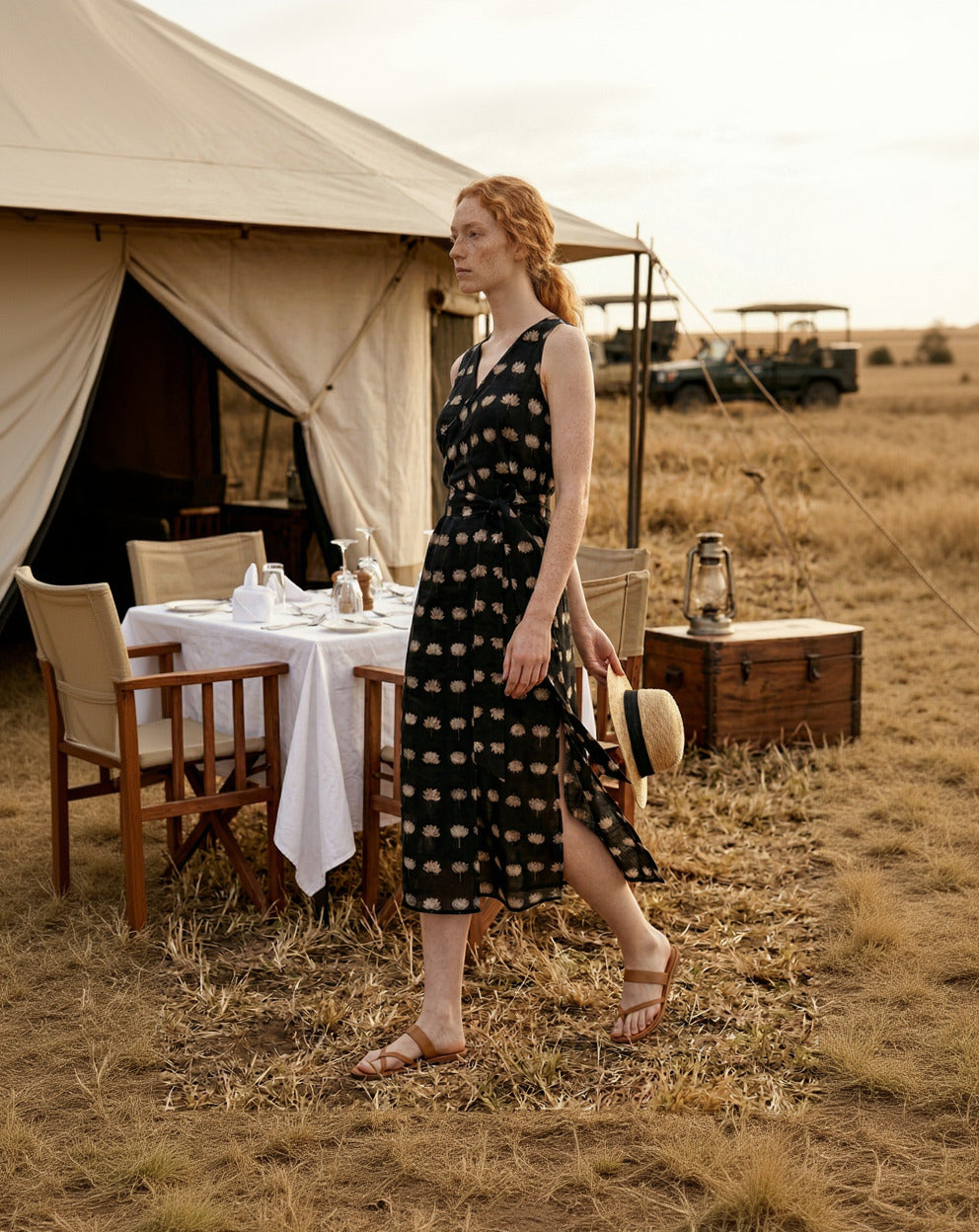 Lotus Wrap Dress